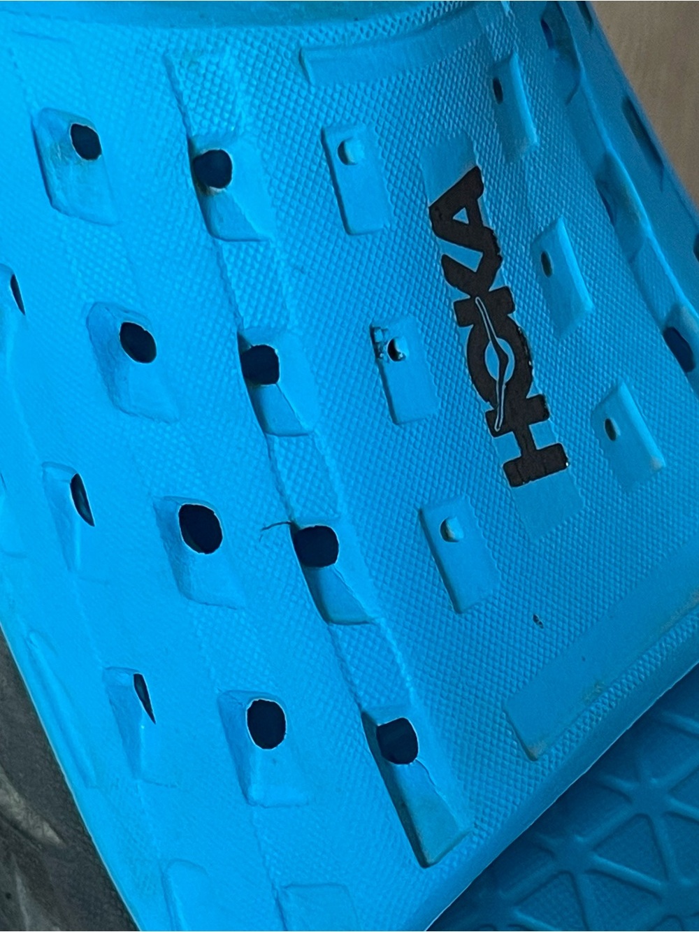 HOKA One Ora Blue Black Men’s 8 Women’s 10 Recovery Slides Sandals - Picture 8 of 11